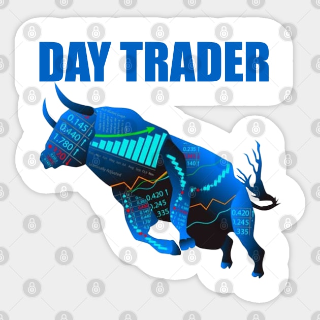 Day Trader Forex Market Sticker by Proway Design